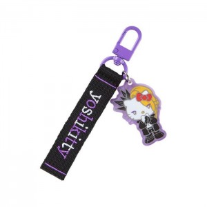 Hello Kitty Yoshikitty Logo Keychain (Sanrio Character Award Series) Negrii | RO_HK86002