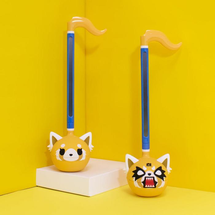 Hello Kitty Aggretsuko Otamatone Musical Toy (Rage) Galbeni Albastri | RO_HK98565