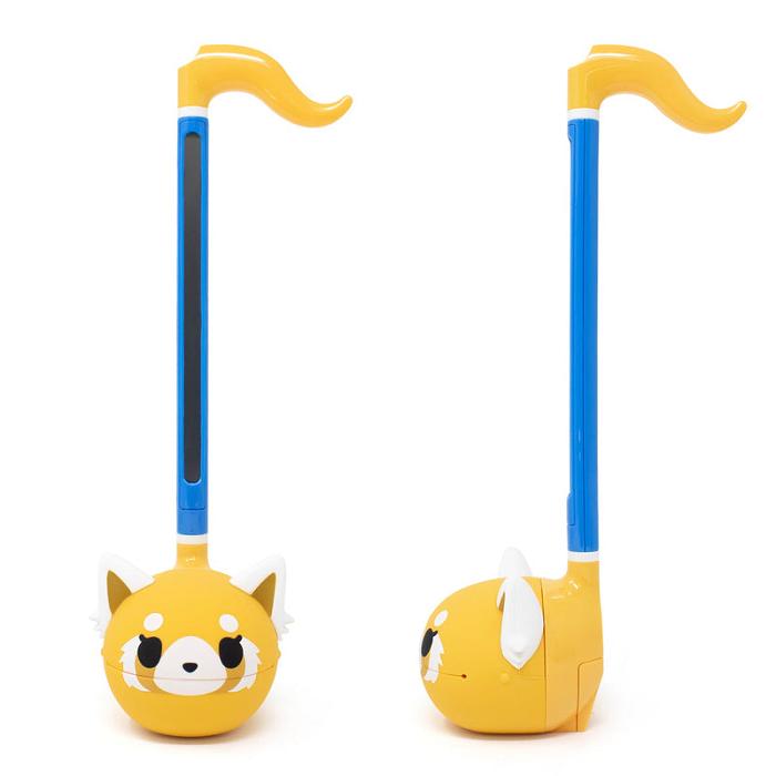 Hello Kitty Aggretsuko Otamatone Musical Toy (Sweet) Galbeni Albastri | RO_HK28547