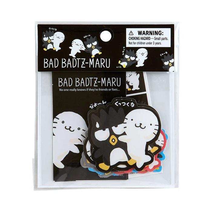 Hello Kitty Badtz-maru 20-pc Sticker Set (Best Mates Series) Negrii | RO_HK77450