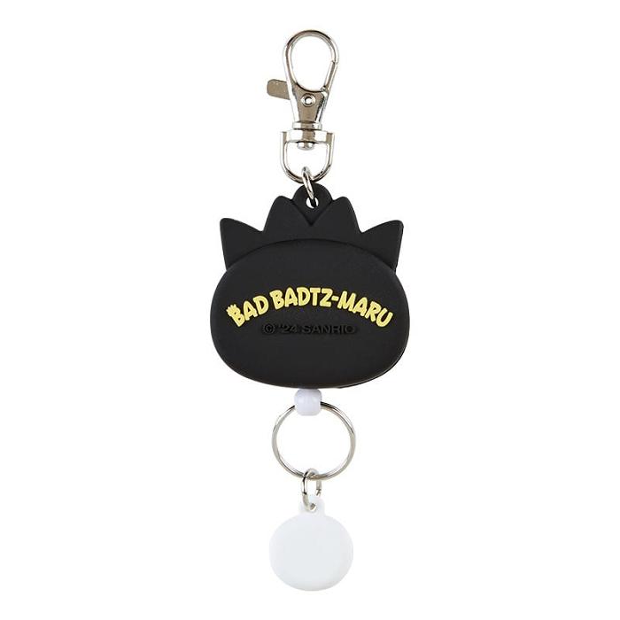 Hello Kitty Badtz-maru Bestie Face Badge Reel Negrii | RO_HK72374