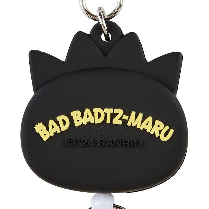 Hello Kitty Badtz-maru Bestie Face Badge Reel Negrii | RO_HK72374