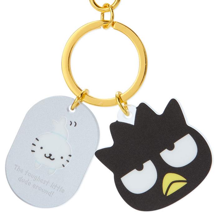 Hello Kitty Badtz-maru Besties Keychain Gri Negrii | RO_HK97150