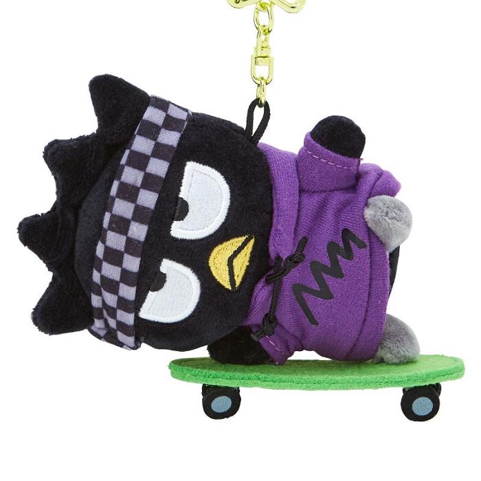 Hello Kitty Badtz-maru Plush Mascot Keychain (Sk8r Squad Series) Colorati | RO_HK98017