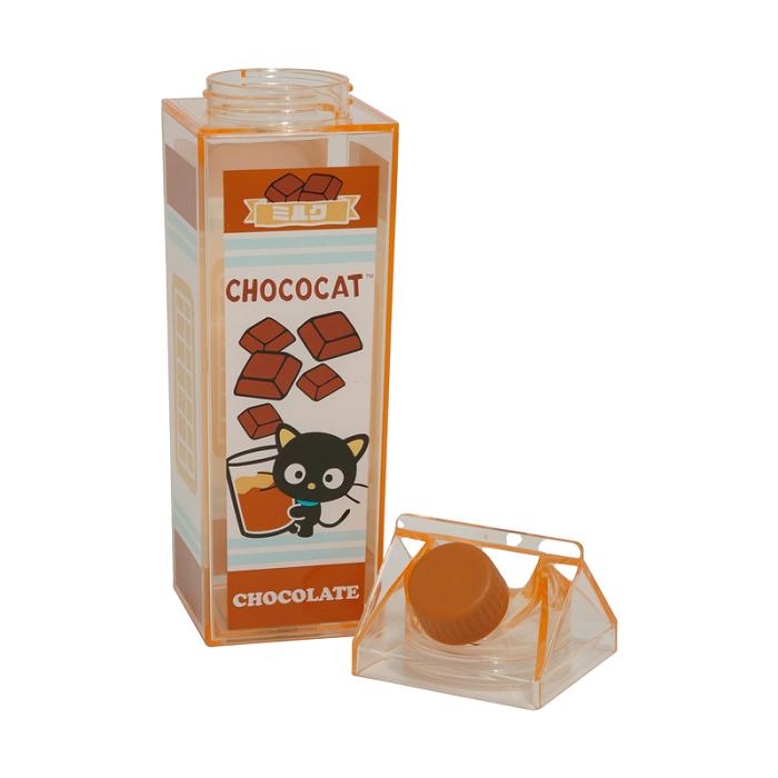 Hello Kitty Chococat Milk Carton Water Bottle (Chocolate) Maro | RO_HK54405