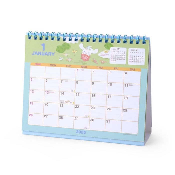 Hello Kitty Cinnamoroll 2025 Desk Calendar Colorati | RO_HK22061