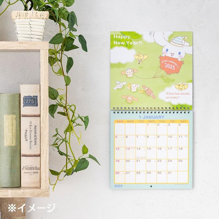 Hello Kitty Cinnamoroll 2025 Wall Calendar Colorati | RO_HK12134