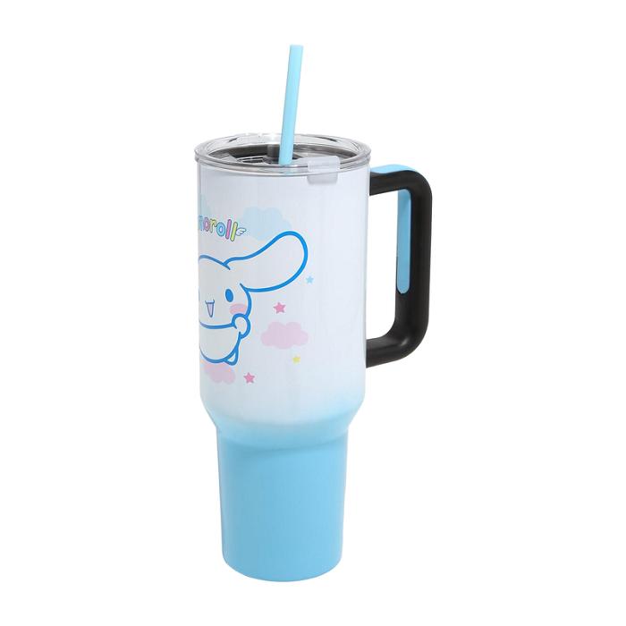 Hello Kitty Cinnamoroll 40oz Stainless Steel Travel Tumbler Albastri | RO_HK85073