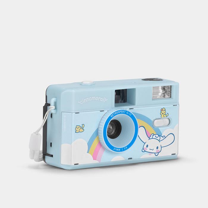 Hello Kitty Cinnamoroll Classic 35mm Camera Albastri | RO_HK49125