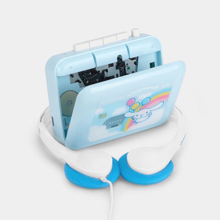 Hello Kitty Cinnamoroll Classic CP-81 Portable Cassette Player Albastri | RO_HK55957