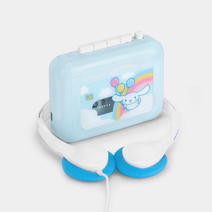 Hello Kitty Cinnamoroll Classic CP-81 Portable Cassette Player Albastri | RO_HK55957