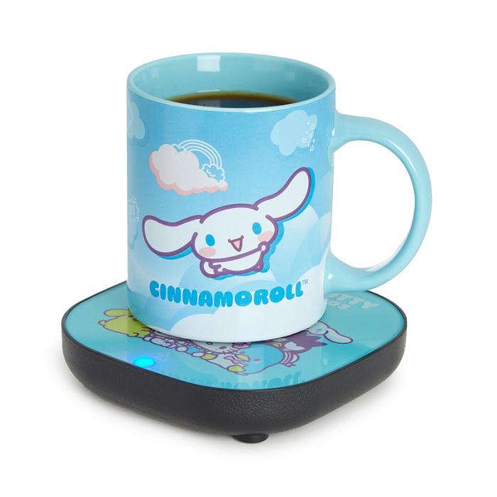 Hello Kitty Cinnamoroll Coffee Mug Warmer Set Albastri | RO_HK88312