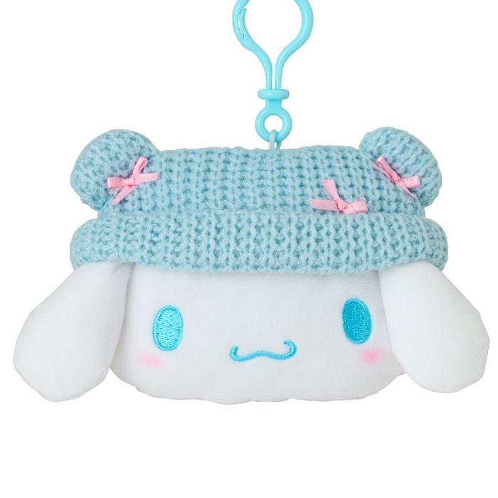 Hello Kitty Cinnamoroll Cozy Cap Mascot Clip Pouch Albastri Albi | RO_HK96230