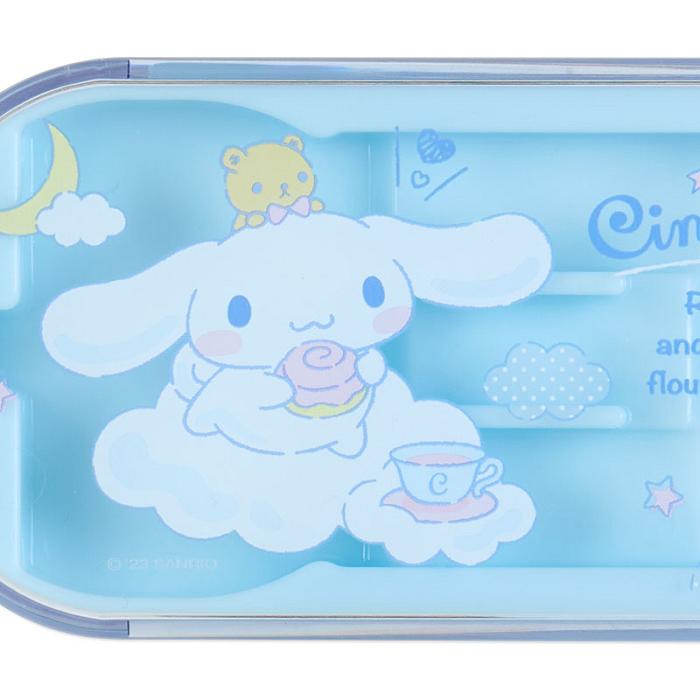 Hello Kitty Cinnamoroll Everyday Utensil Set Trio Albastri | RO_HK74406