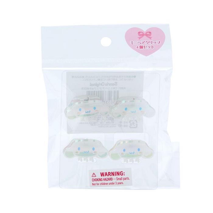 Hello Kitty Cinnamoroll Iridescent Mini Hair Clips (Set of 4) Albi | RO_HK34473