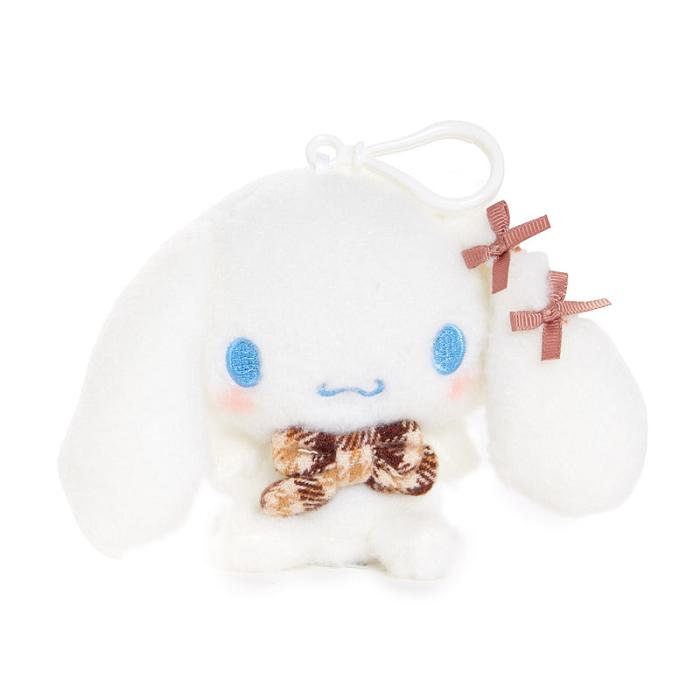 Hello Kitty Cinnamoroll Mascot Clip (Mocha Check Series) Albi | RO_HK76645