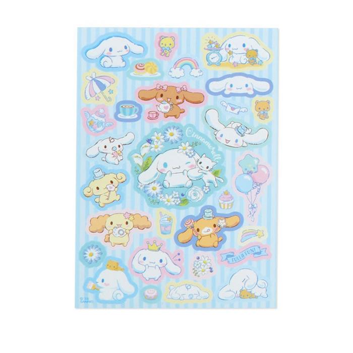 Hello Kitty Cinnamoroll Memo Pad & Sticker Set Albastri | RO_HK18380