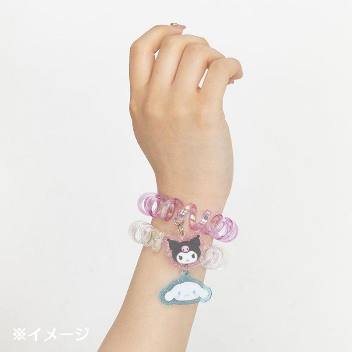 Hello Kitty Cinnamoroll Spiral Hair Ties (Set of 2) Albastri Roz | RO_HK62693