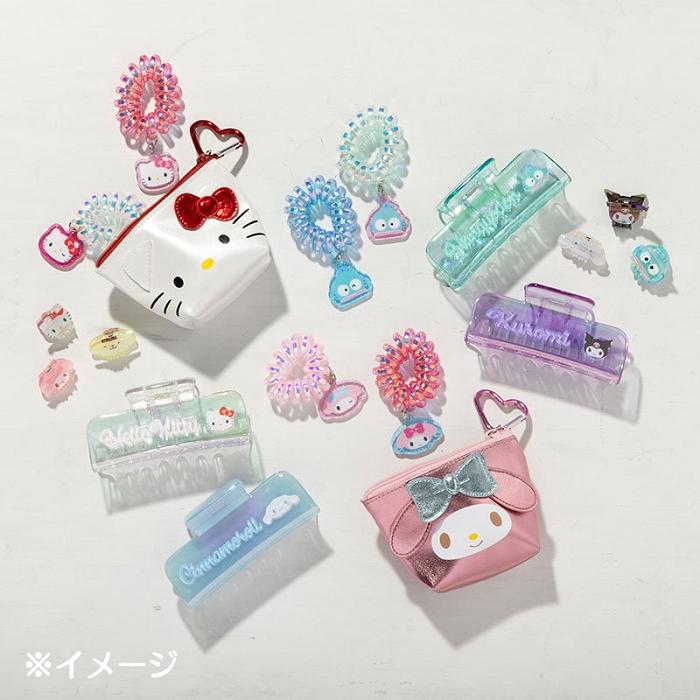 Hello Kitty Cinnamoroll Spiral Hair Ties (Set of 2) Albastri Roz | RO_HK62693