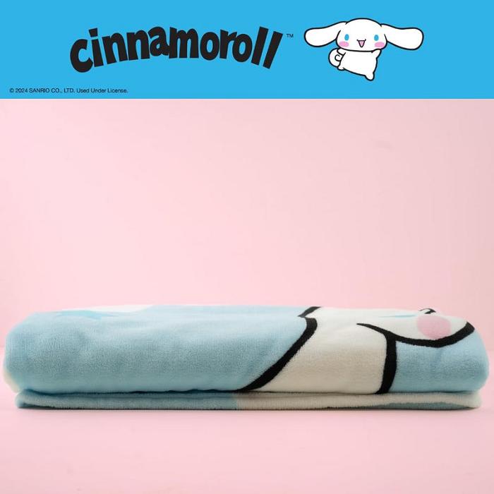 Hello Kitty Cinnamoroll Wish Upon A Star Throw Blanket Albastri | RO_HK93901