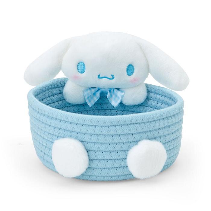 Hello Kitty Cinnamoroll Woven Rope Storage Basket (Multi) Albastri | RO_HK81577