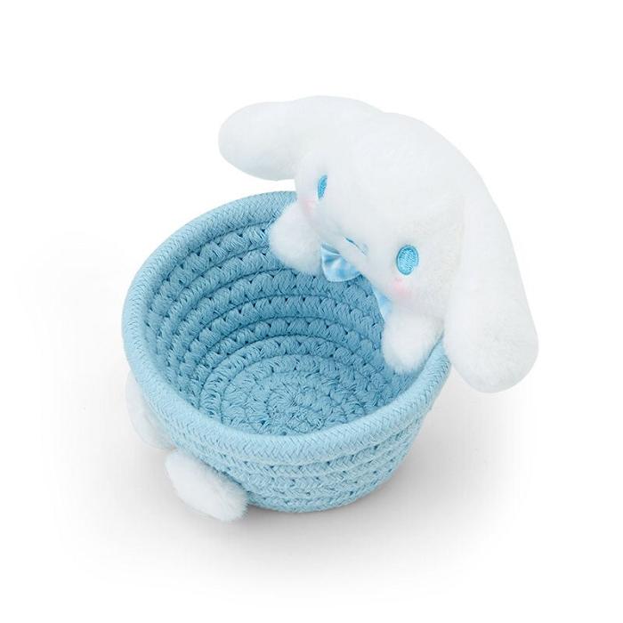 Hello Kitty Cinnamoroll Woven Rope Storage Basket (Multi) Albastri | RO_HK81577