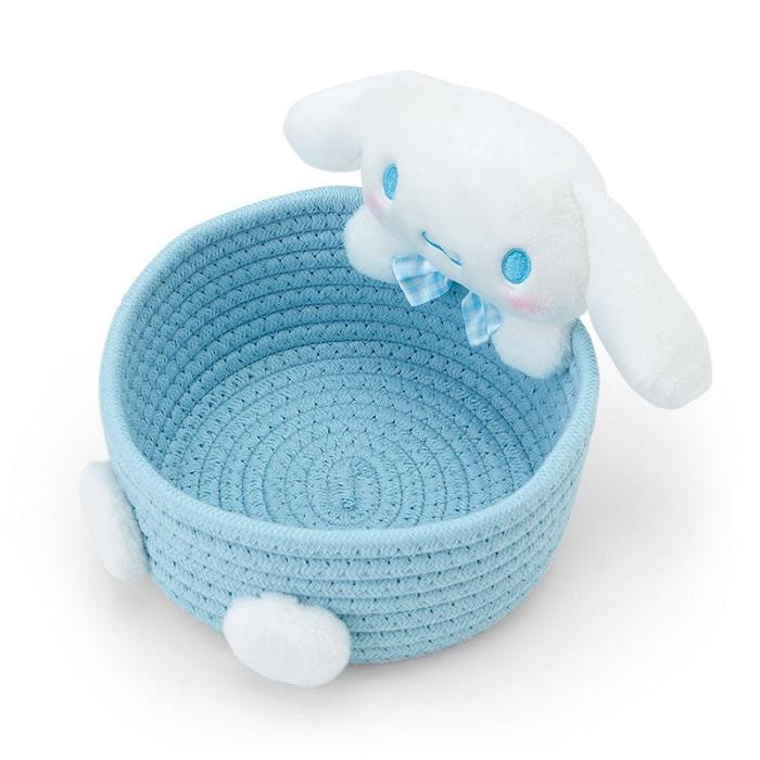 Hello Kitty Cinnamoroll Woven Rope Storage Basket (Multi) Albastri | RO_HK81577