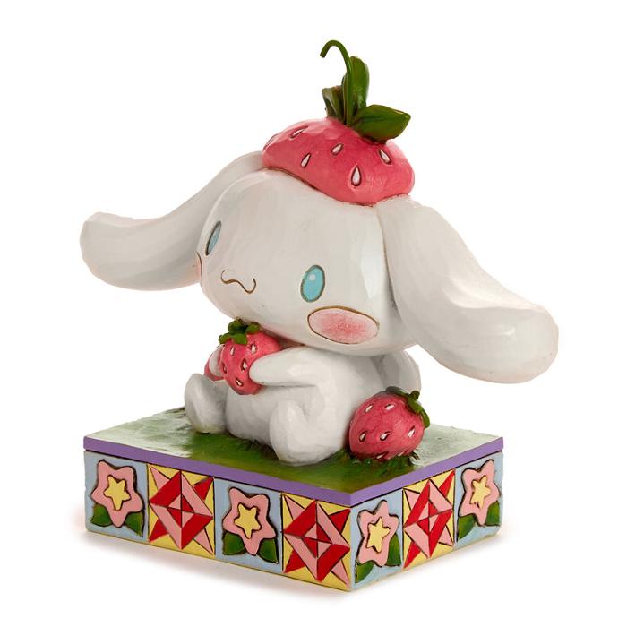 Hello Kitty Cinnamoroll with Strawberry Figurine (Jim Shore Sanrio Collection) Albi Roz | RO_HK71780