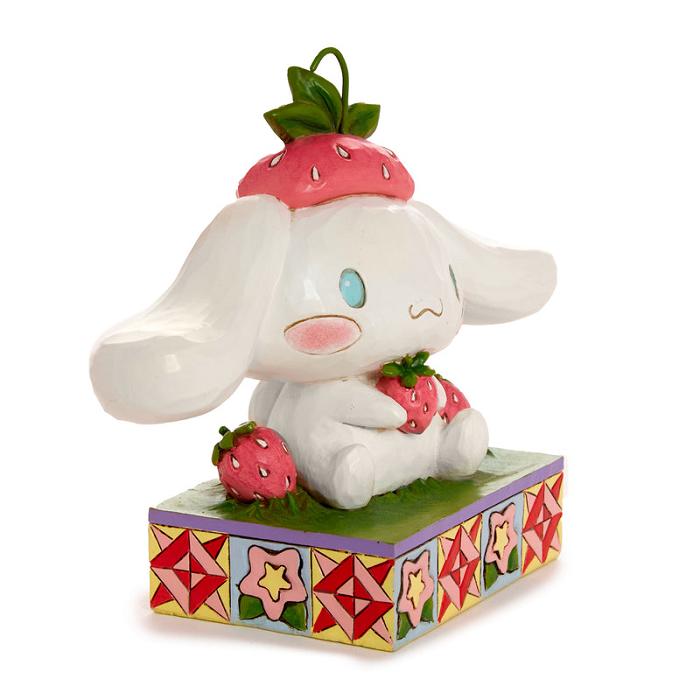 Hello Kitty Cinnamoroll with Strawberry Figurine (Jim Shore Sanrio Collection) Albi Roz | RO_HK71780