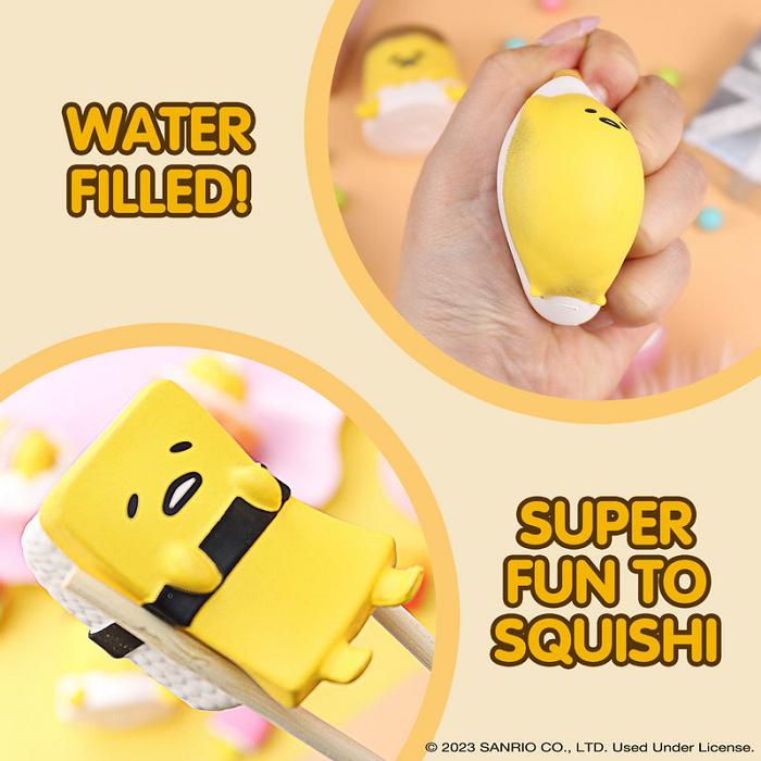 Hello Kitty Gudetama Capsule Squishies (Series 1) Galbeni | RO_HK69945