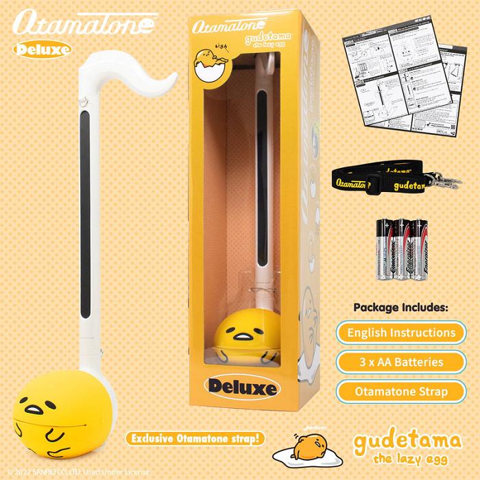 Hello Kitty Gudetama Otamatone Deluxe Musical Toy Galbeni | RO_HK16613