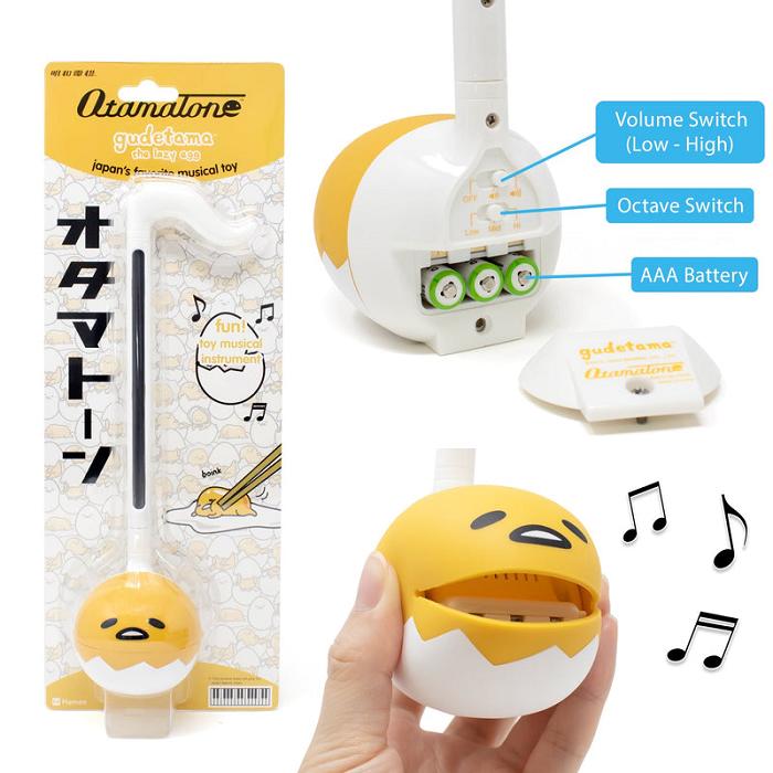 Hello Kitty Gudetama Otamatone Musical Toy Galbeni | RO_HK45088