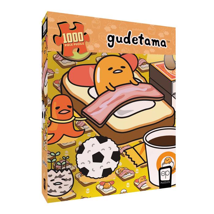 Hello Kitty Gudetama Work From Bed 1000-pc Puzzle Galbeni | RO_HK64702