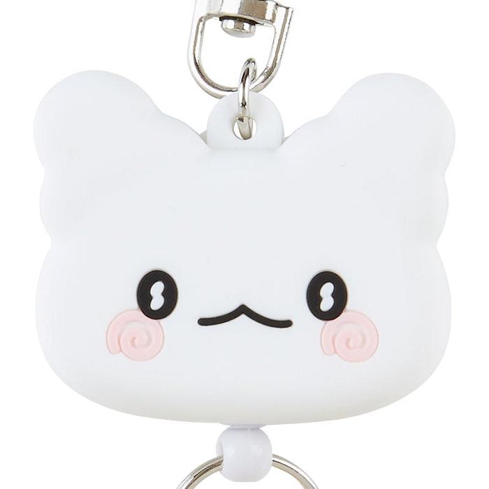 Hello Kitty Hanamaruobake Bestie Face Badge Reel Albi | RO_HK78575