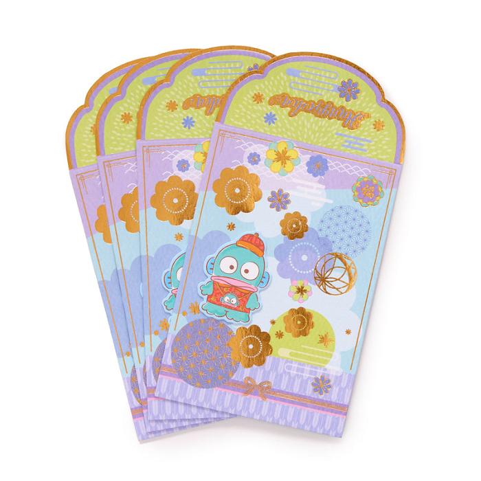 Hello Kitty Hangyodon 4-pc Enclosure Envelopes (3D Pop-Up) Violet | RO_HK38622