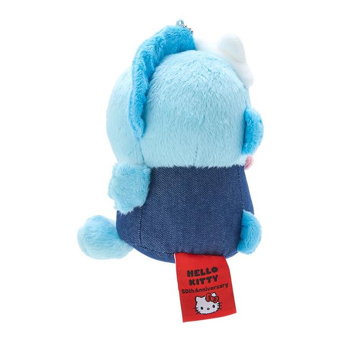 Hello Kitty Hangyodon Mascot Keychain Plush (Hello, Everyone! Series) Albastri | RO_HK87533