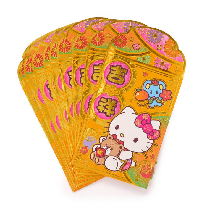 Hello Kitty Hello Kitty 10-pc Enclosure Envelopes (Gold) Galbeni | RO_HK78133