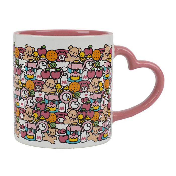 Hello Kitty Hello Kitty 16oz Heart Handle Ceramic Mug Colorati | RO_HK28644