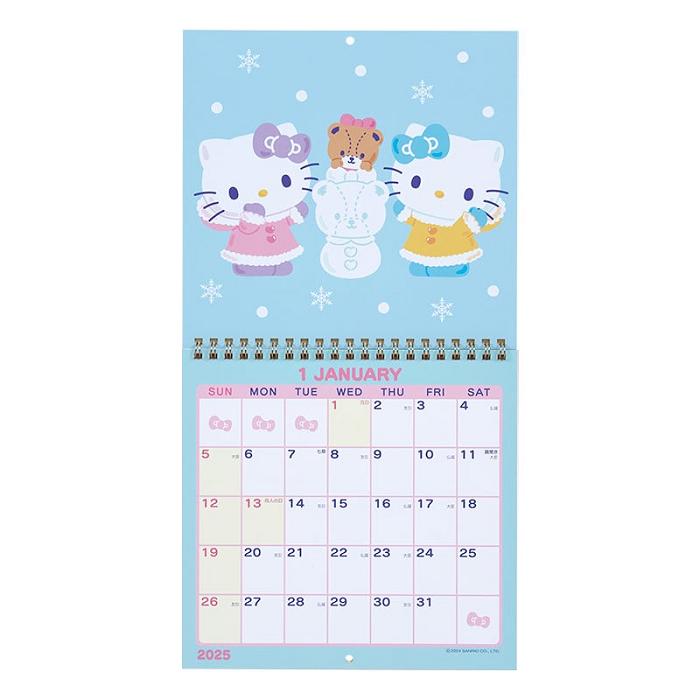 Hello Kitty Hello Kitty 2025 Wall Calendar Colorati | RO_HK81027