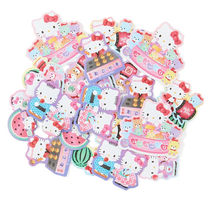 Hello Kitty Hello Kitty 30-Piece Summer Lantern Mini Sticker Pack Rosii | RO_HK45045