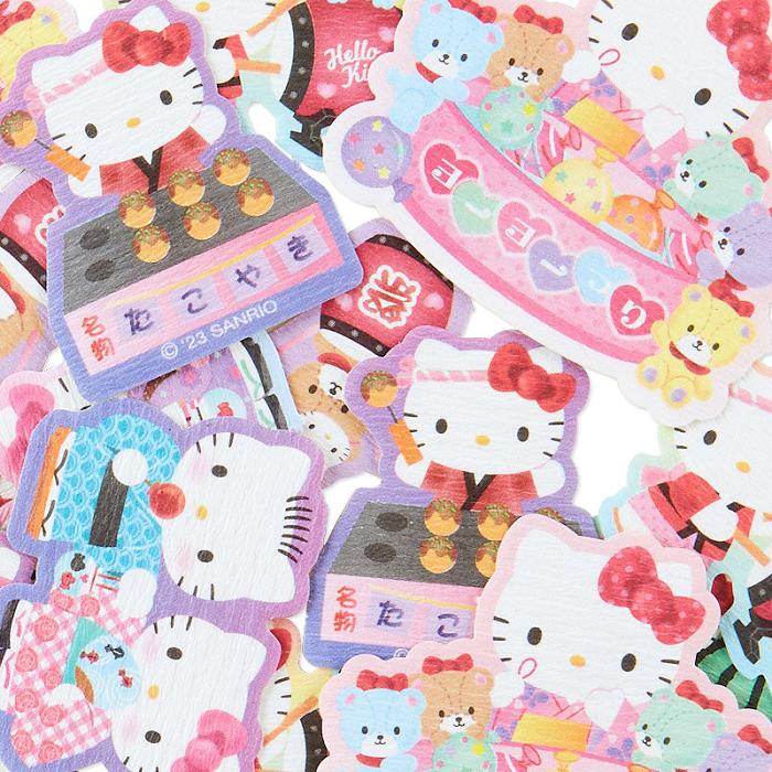 Hello Kitty Hello Kitty 30-Piece Summer Lantern Mini Sticker Pack Rosii | RO_HK45045