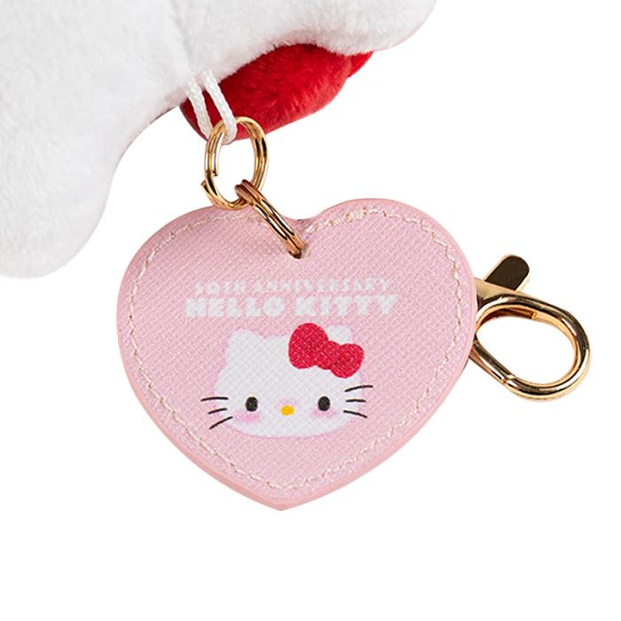 Hello Kitty Hello Kitty 50th Anniv. Plush Mascot Keychain (Full of Happy Series) Albi Roz | RO_HK89977