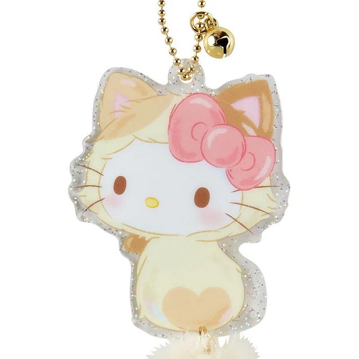 Hello Kitty Hello Kitty Acrylic Bag Charm (Cuddly Kitten Series) Galbeni | RO_HK79965