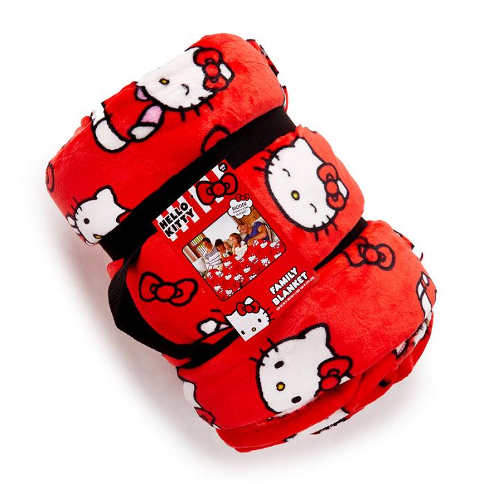 Hello Kitty Hello Kitty Always Red Cozy Throw Blanket Rosii | RO_HK72247