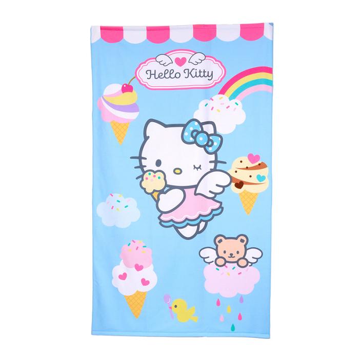 Hello Kitty Hello Kitty Beach Towel (Ice Cream Dream Series) Albi Albastri | RO_HK92312