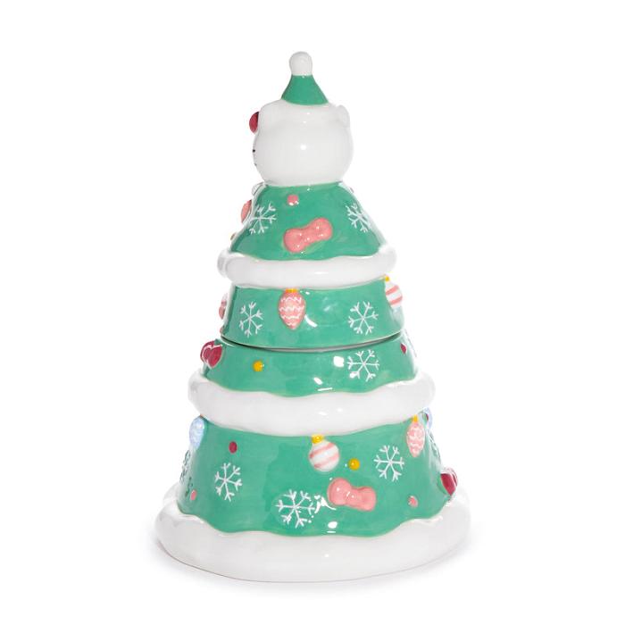 Hello Kitty Hello Kitty Ceramic Holiday Tree Cookie Jar Verzi | RO_HK51789