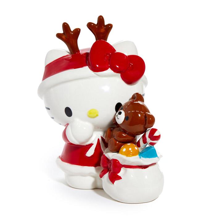 Hello Kitty Hello Kitty Ceramic Holiday Teddy Bear Figurine Rosii | RO_HK39575