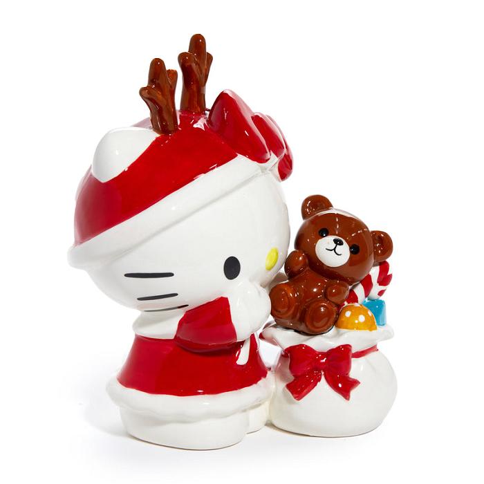 Hello Kitty Hello Kitty Ceramic Holiday Teddy Bear Figurine Rosii | RO_HK39575