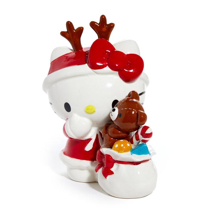 Hello Kitty Hello Kitty Ceramic Holiday Teddy Bear Figurine Rosii | RO_HK39575