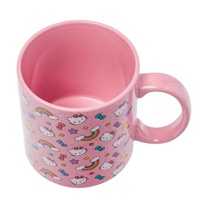 Hello Kitty Hello Kitty Ceramic Mug (Stars, Bows, & Rainbows) Roz | RO_HK48748